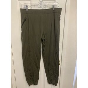 Rhone Men's Jogger Pants Draw String Polyester Blend Green X Large